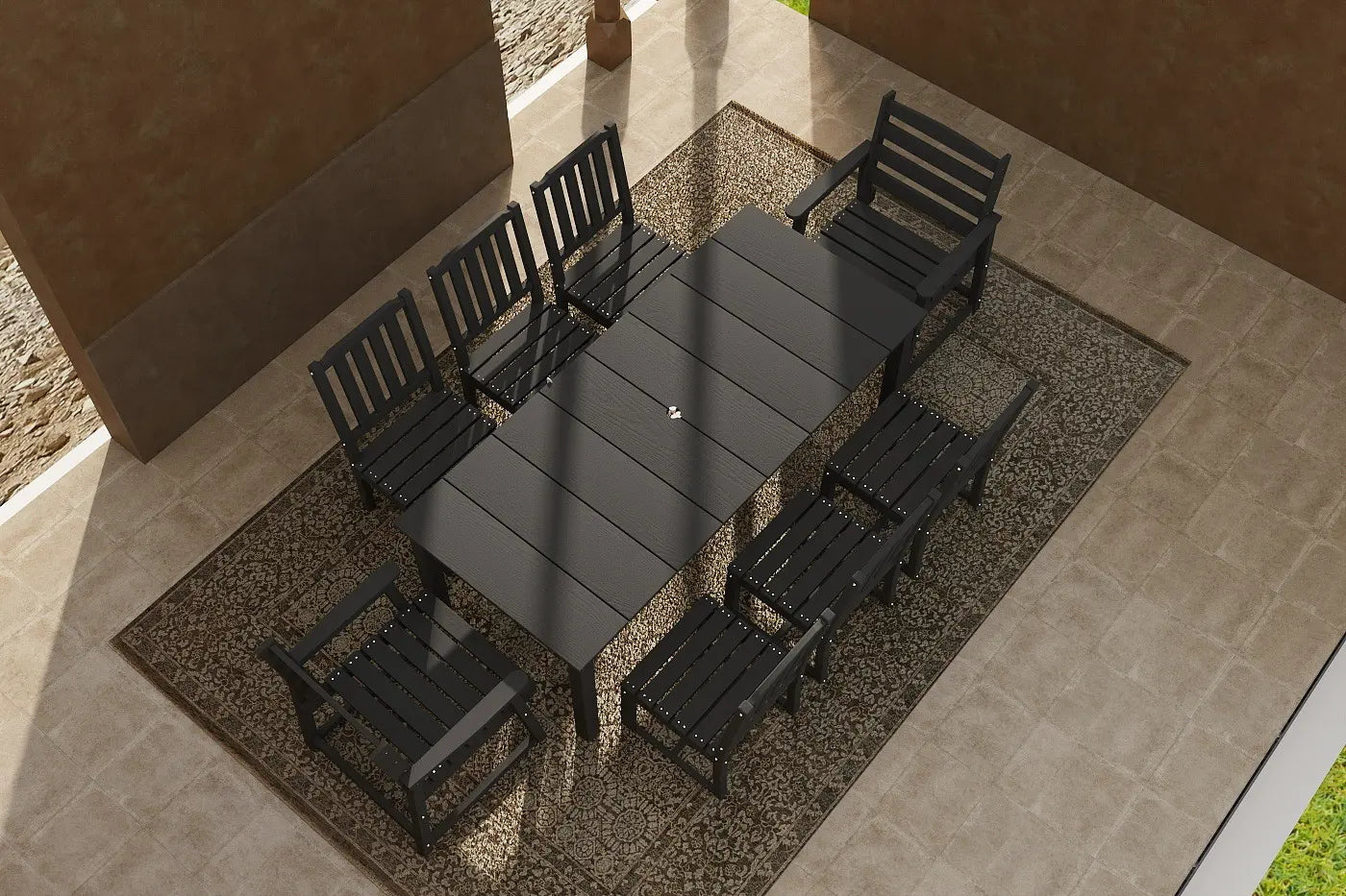 Outdoor Dining Set - Table & Chairs