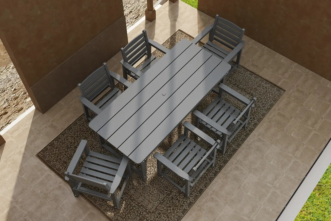 HDPE Outdoor Dining Set