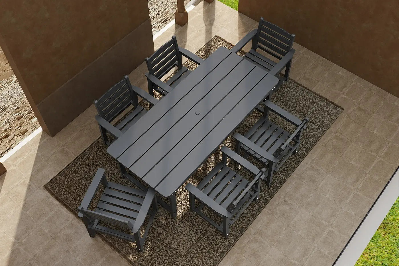 HDPE Outdoor Dining Set