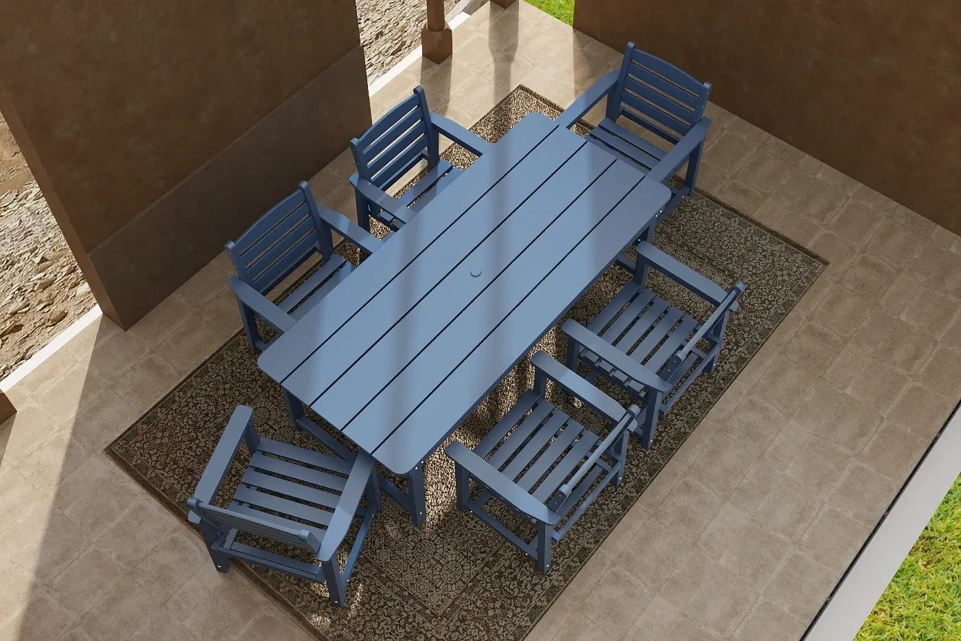 HDPE Outdoor Dining Set