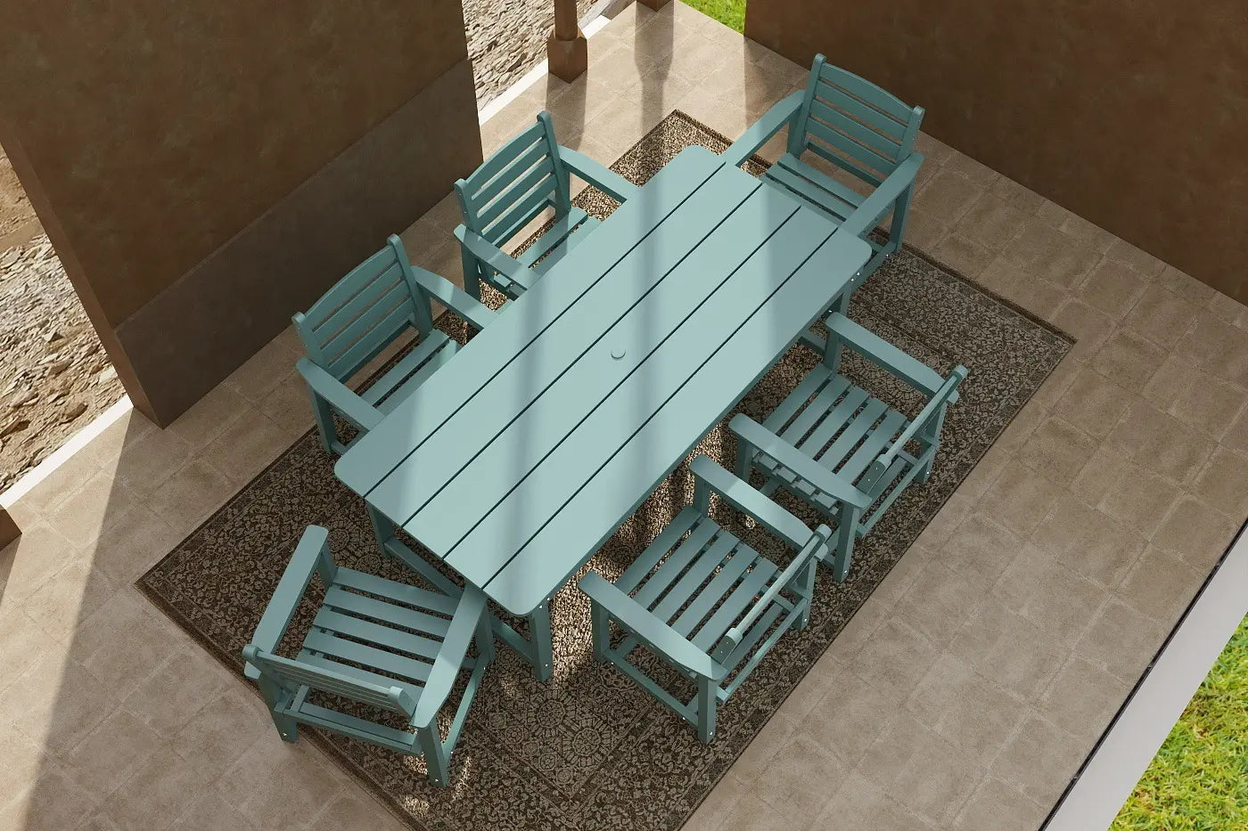 HDPE Outdoor Dining Set