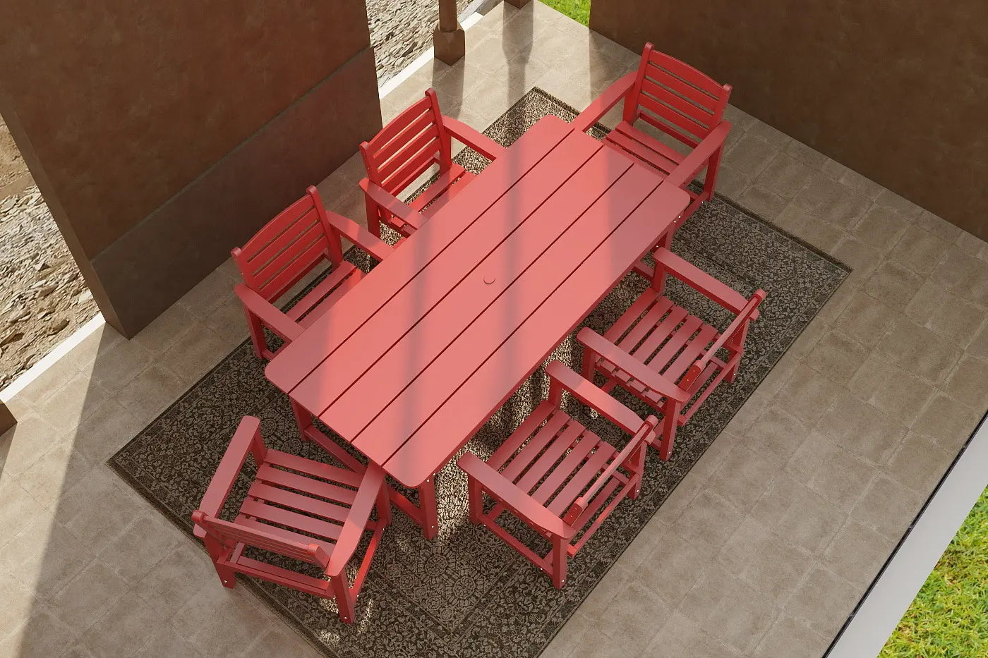 HDPE Outdoor Dining Set