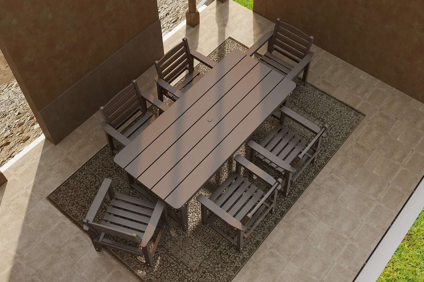HDPE Outdoor Dining Set