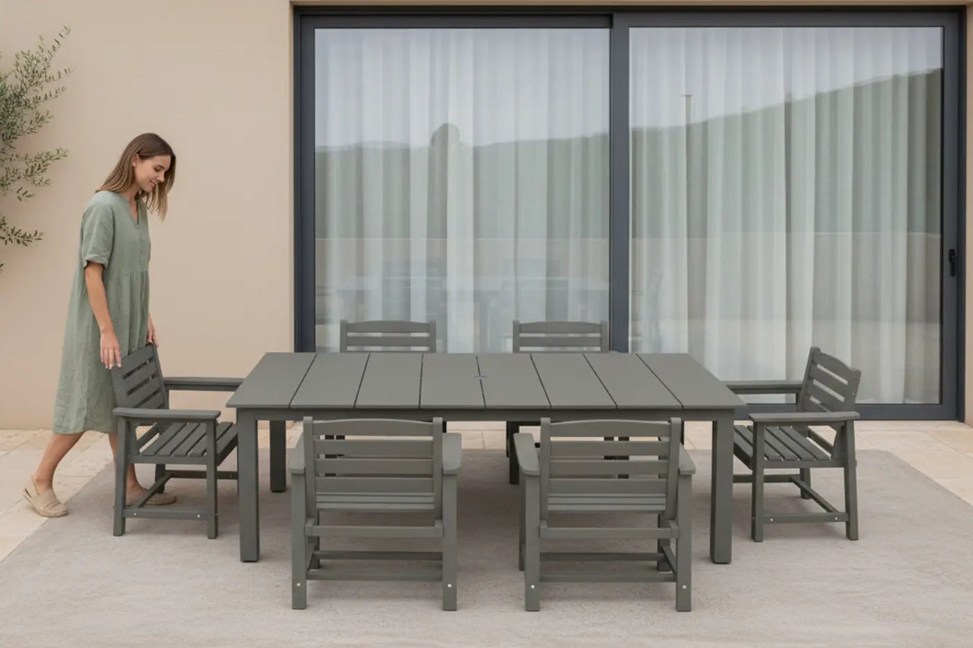 Outdoor Dining Set - Table & Chairs