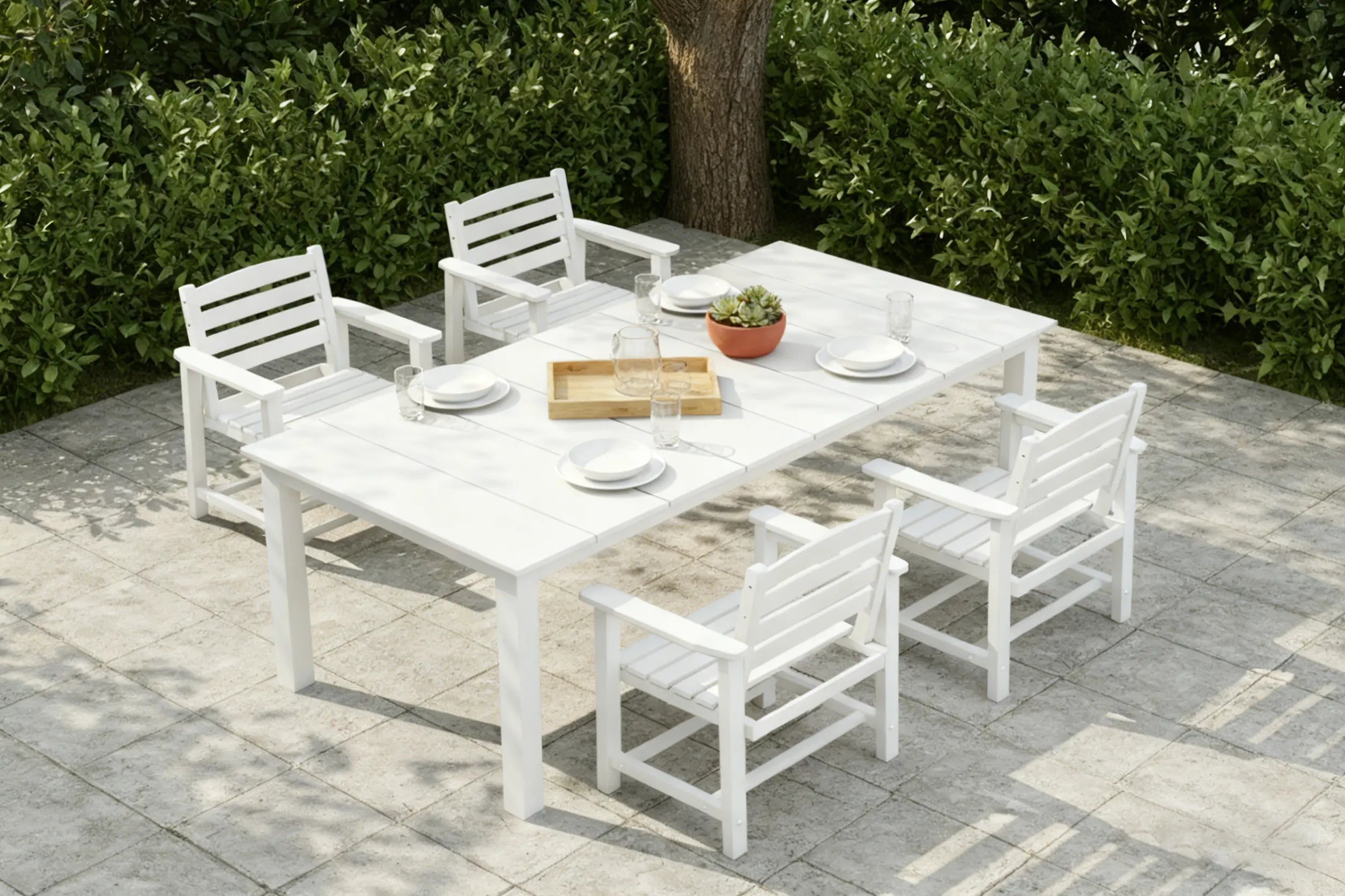 Outdoor Dining Set - Table & Chairs