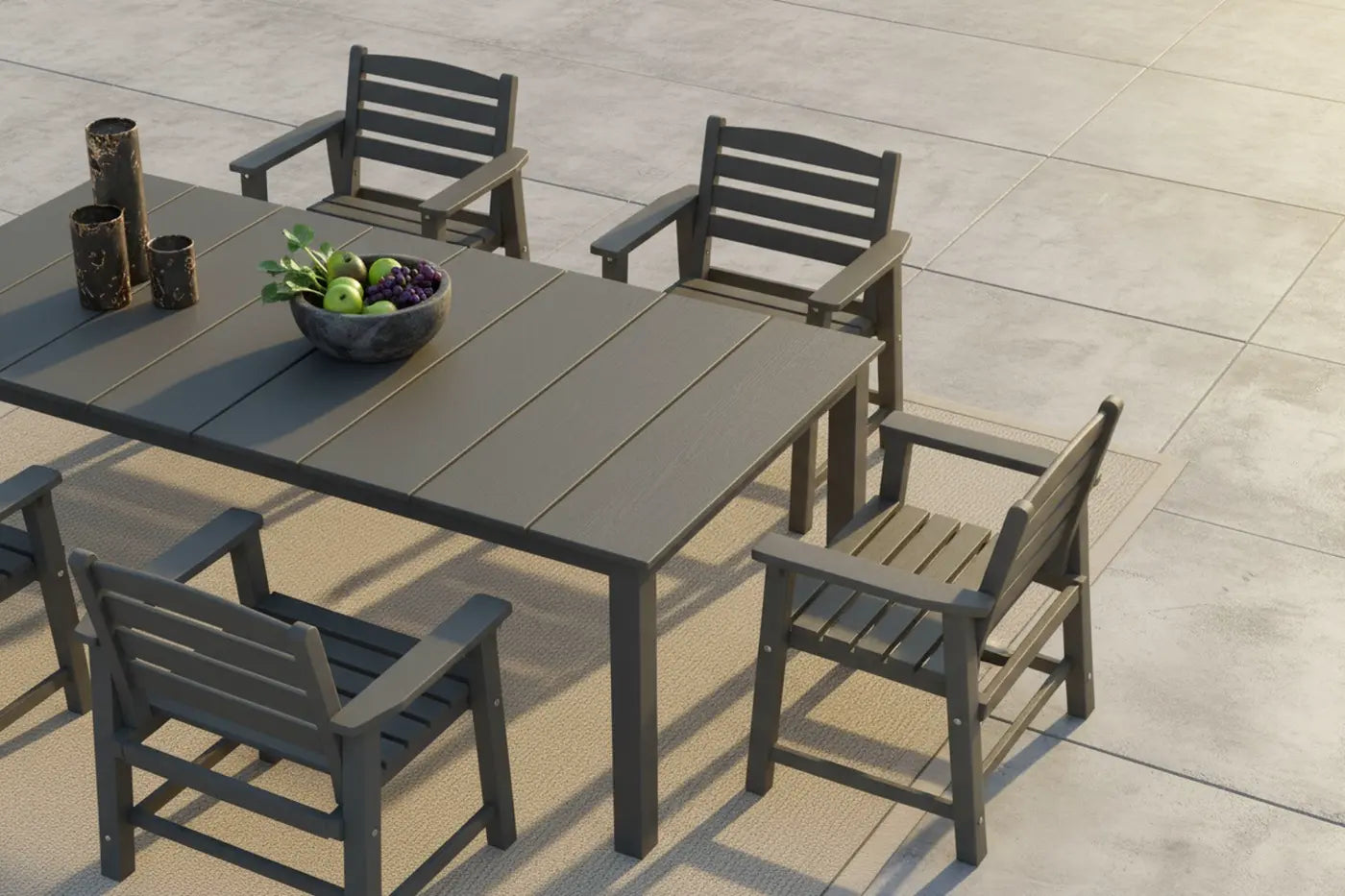 Outdoor Dining Set - Table & Chairs
