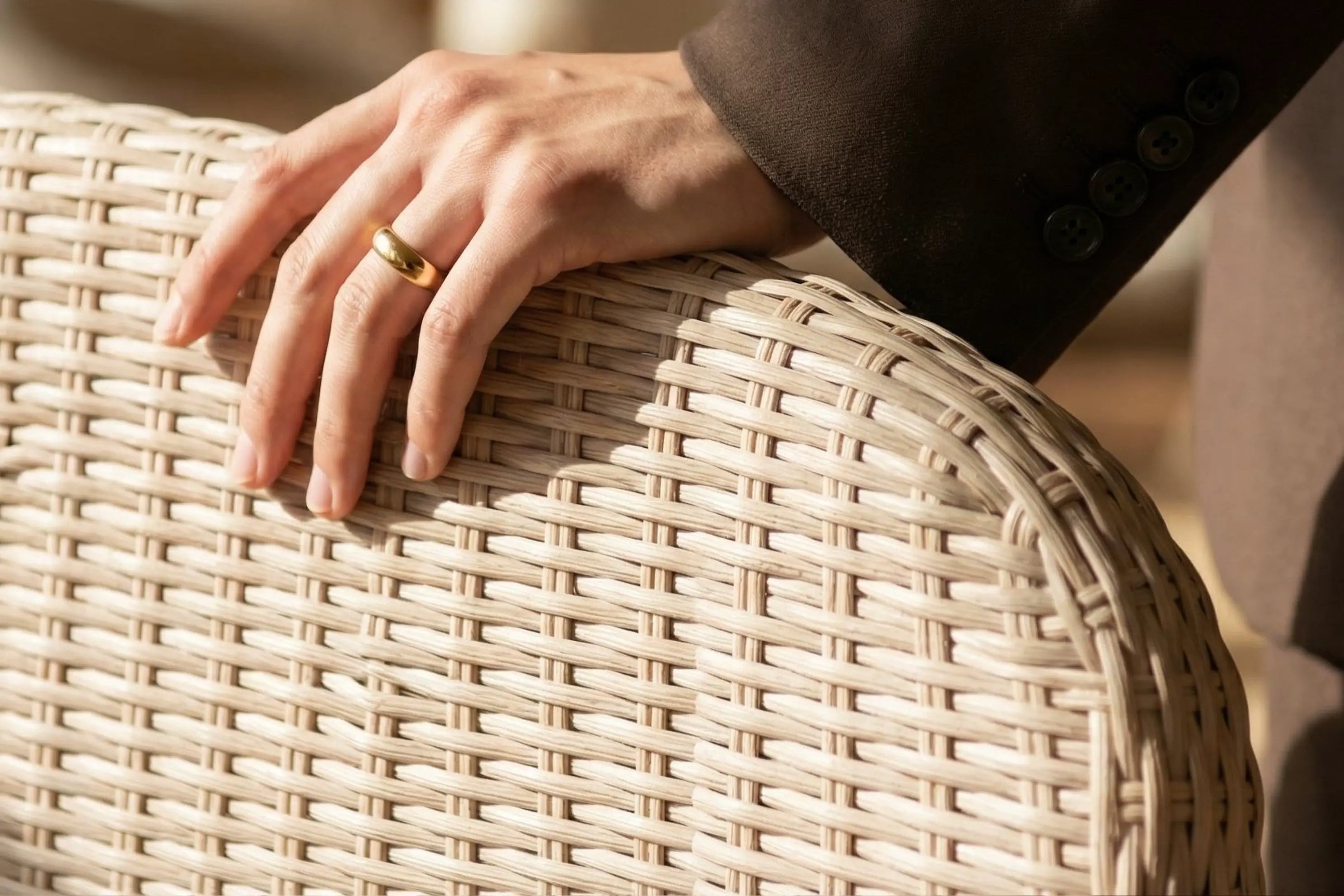 All-Weather Wicker Sofa