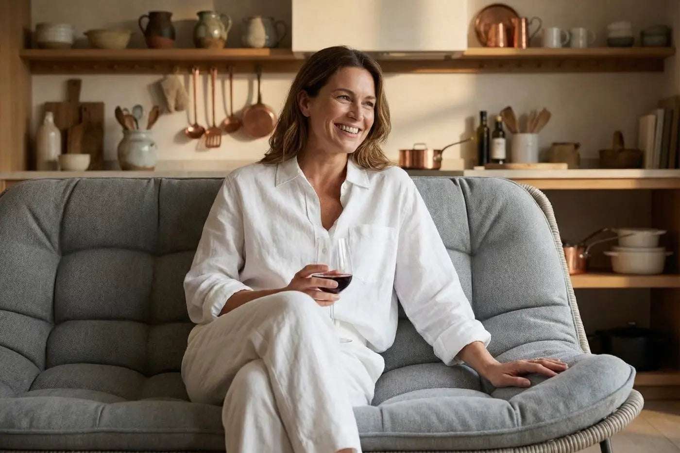 Two-Seater Wicker Chair