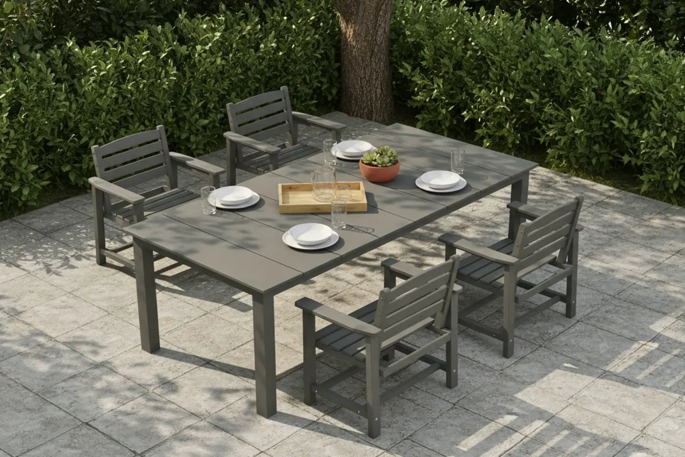 Outdoor Dining Set - Table & Chairs