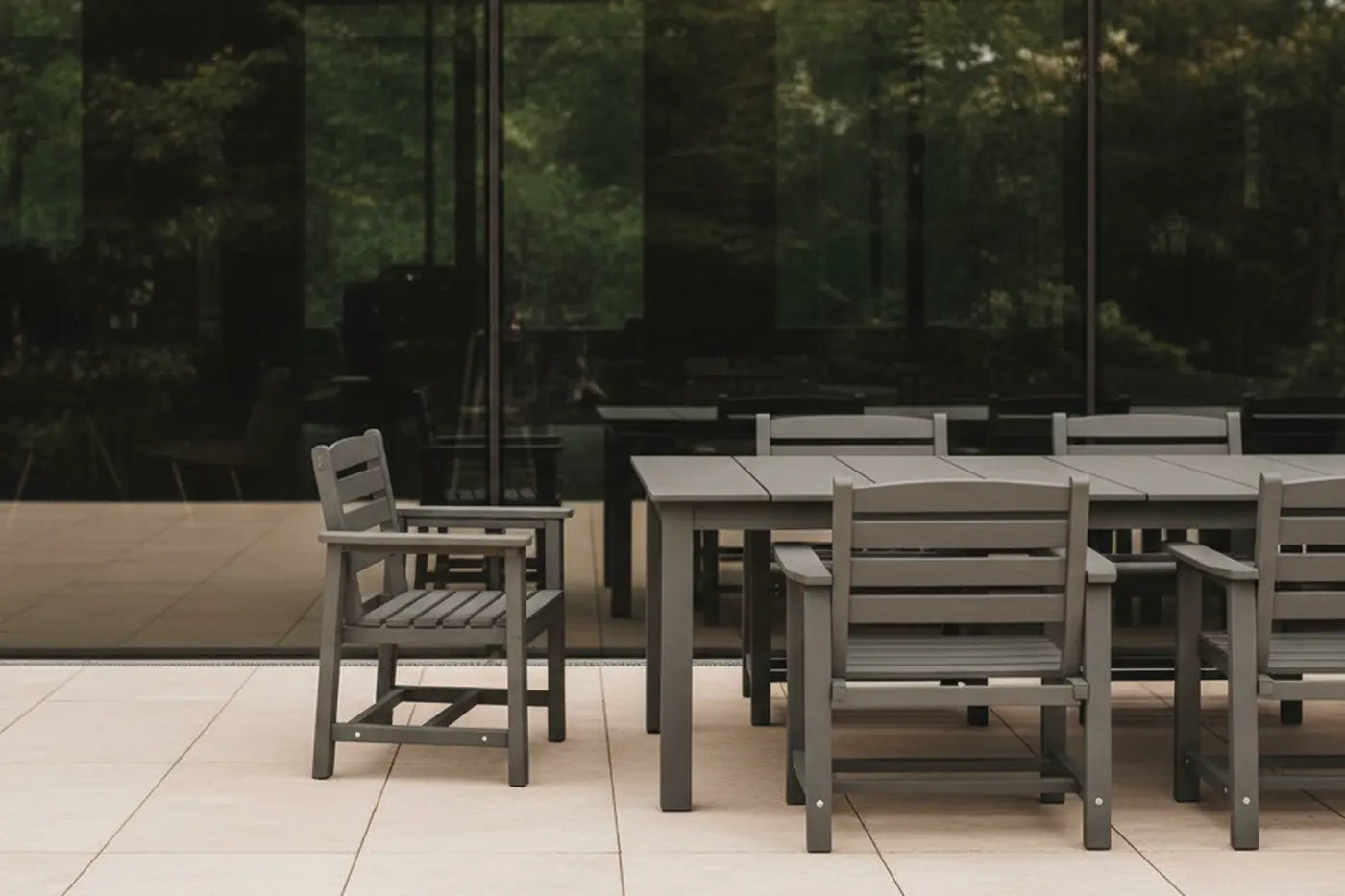 Outdoor Dining Set - Table & Chairs