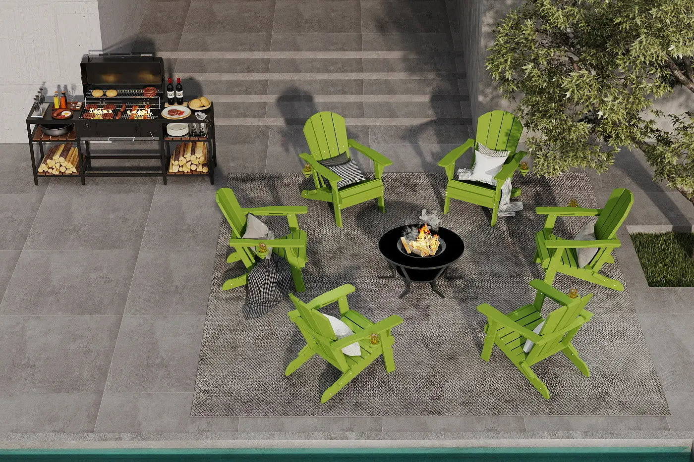 Folding Adirondack Chair