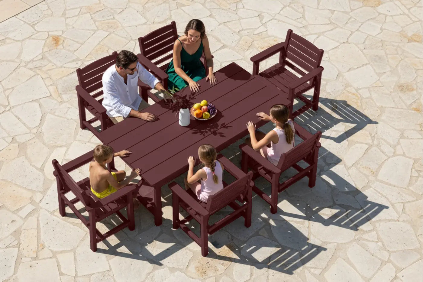 HDPE Outdoor Dining Set