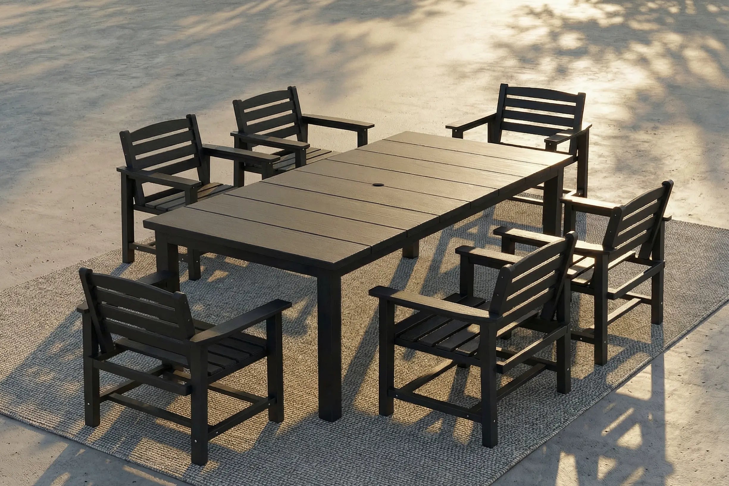 Outdoor Dining Set - Table & Chairs