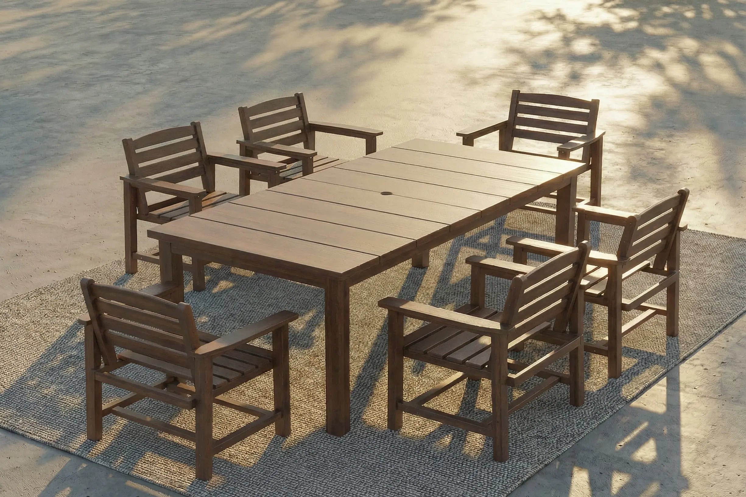 Outdoor Dining Set - Table & Chairs