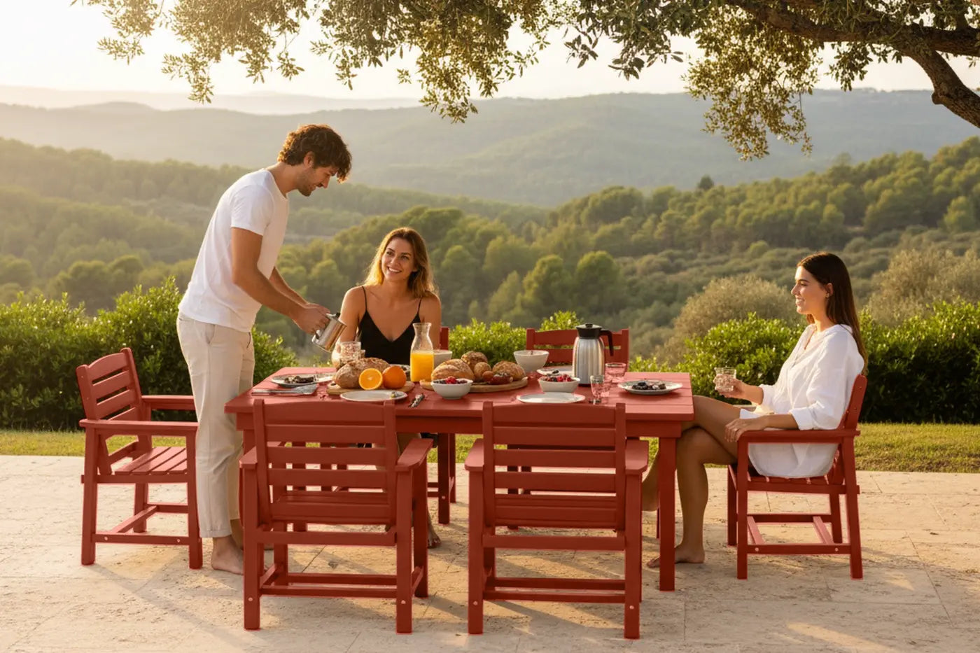 HDPE Outdoor Dining Set