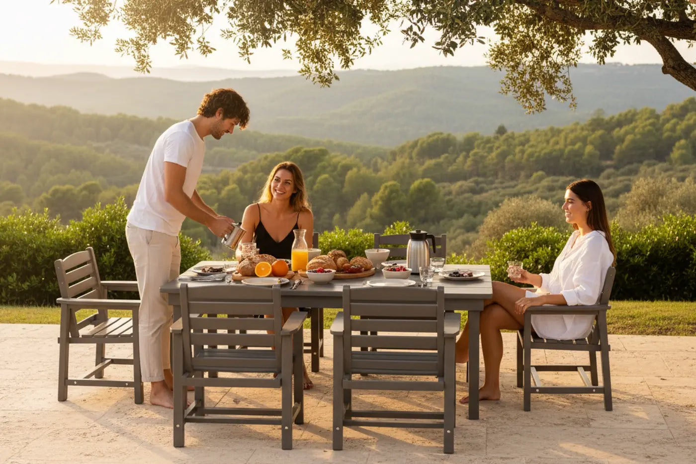 HDPE Outdoor Dining Set