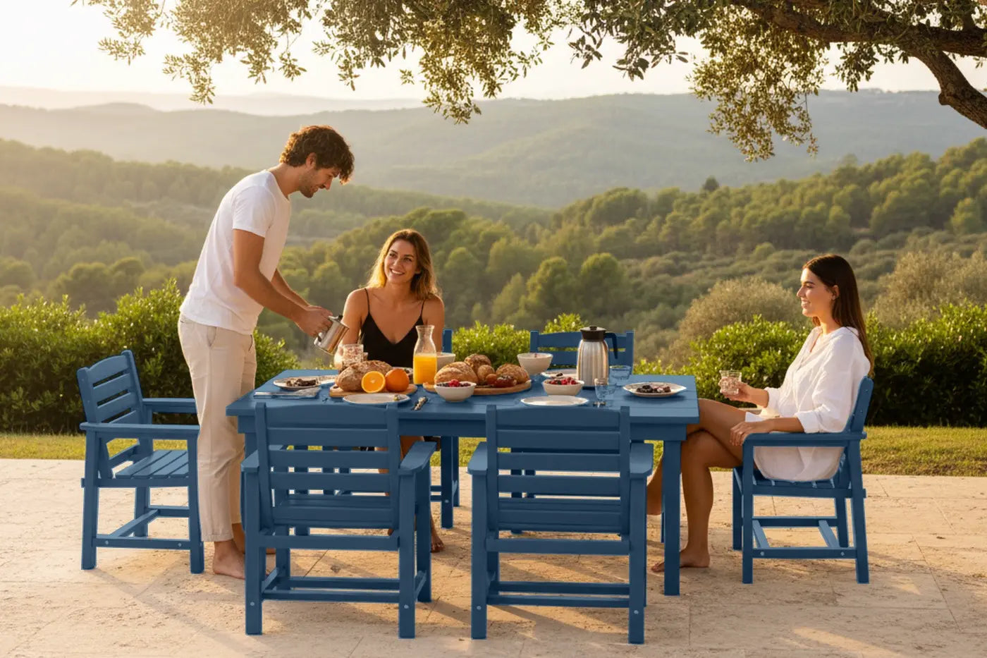HDPE Outdoor Dining Set
