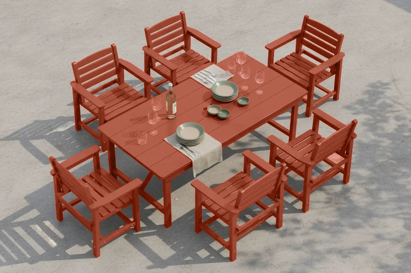 HDPE Outdoor Dining Set