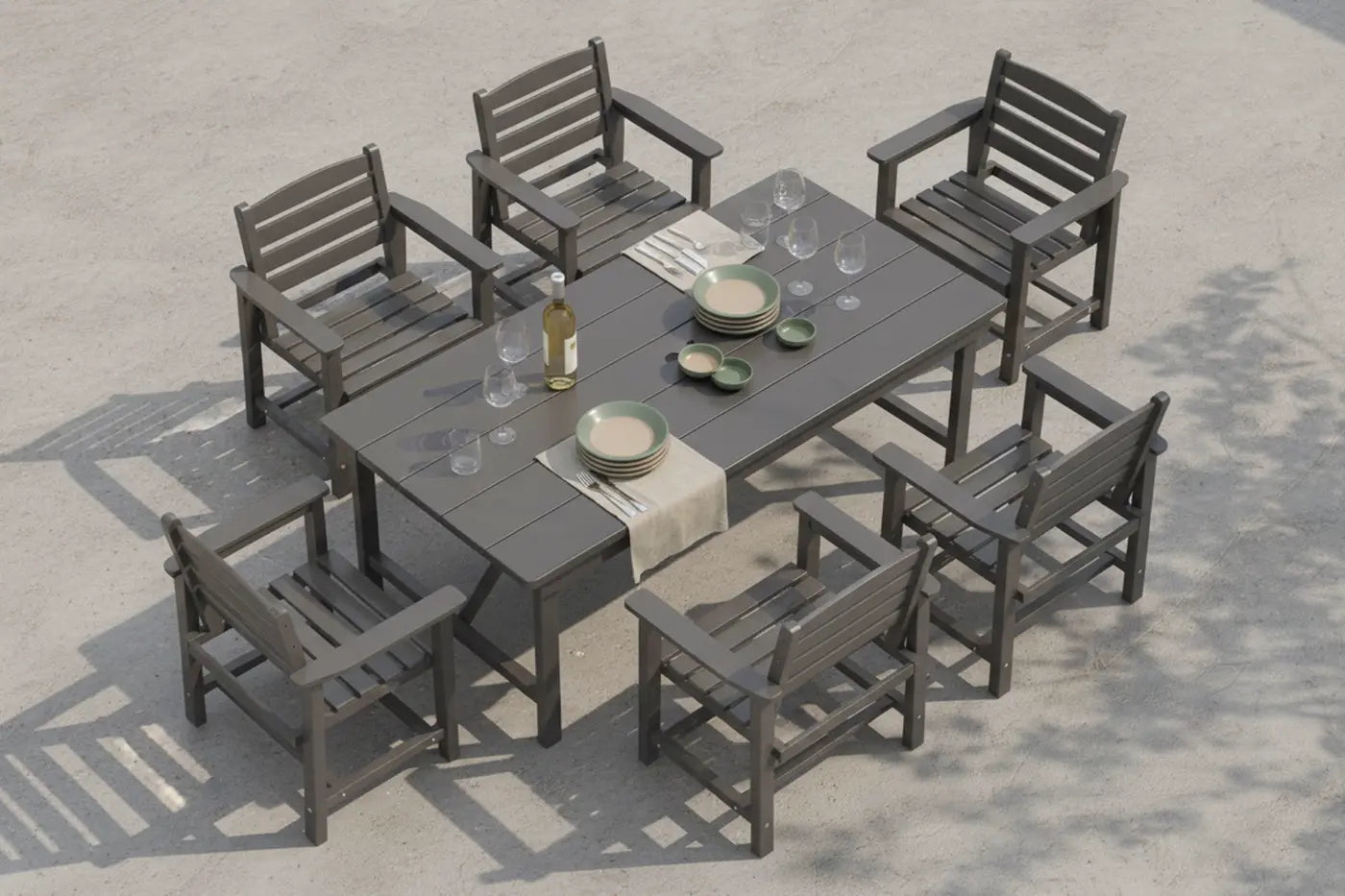 HDPE Outdoor Dining Set