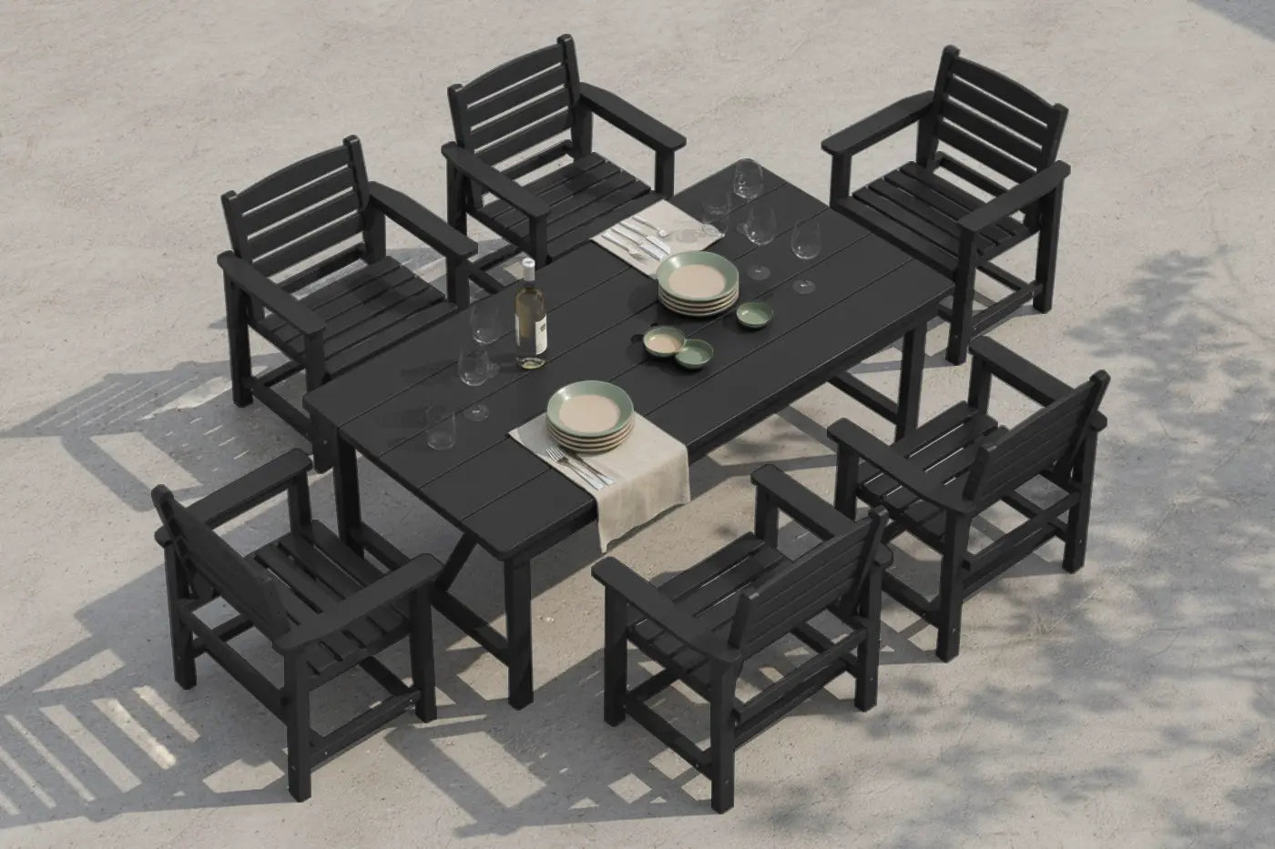 HDPE Outdoor Dining Set