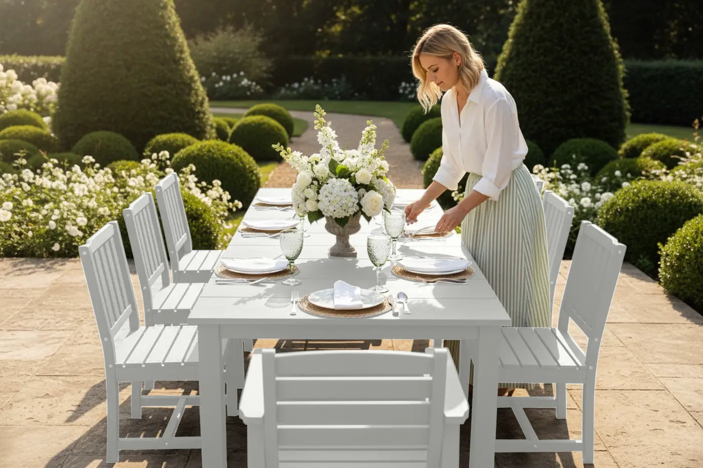 Outdoor Dining Set - Table & Chairs
