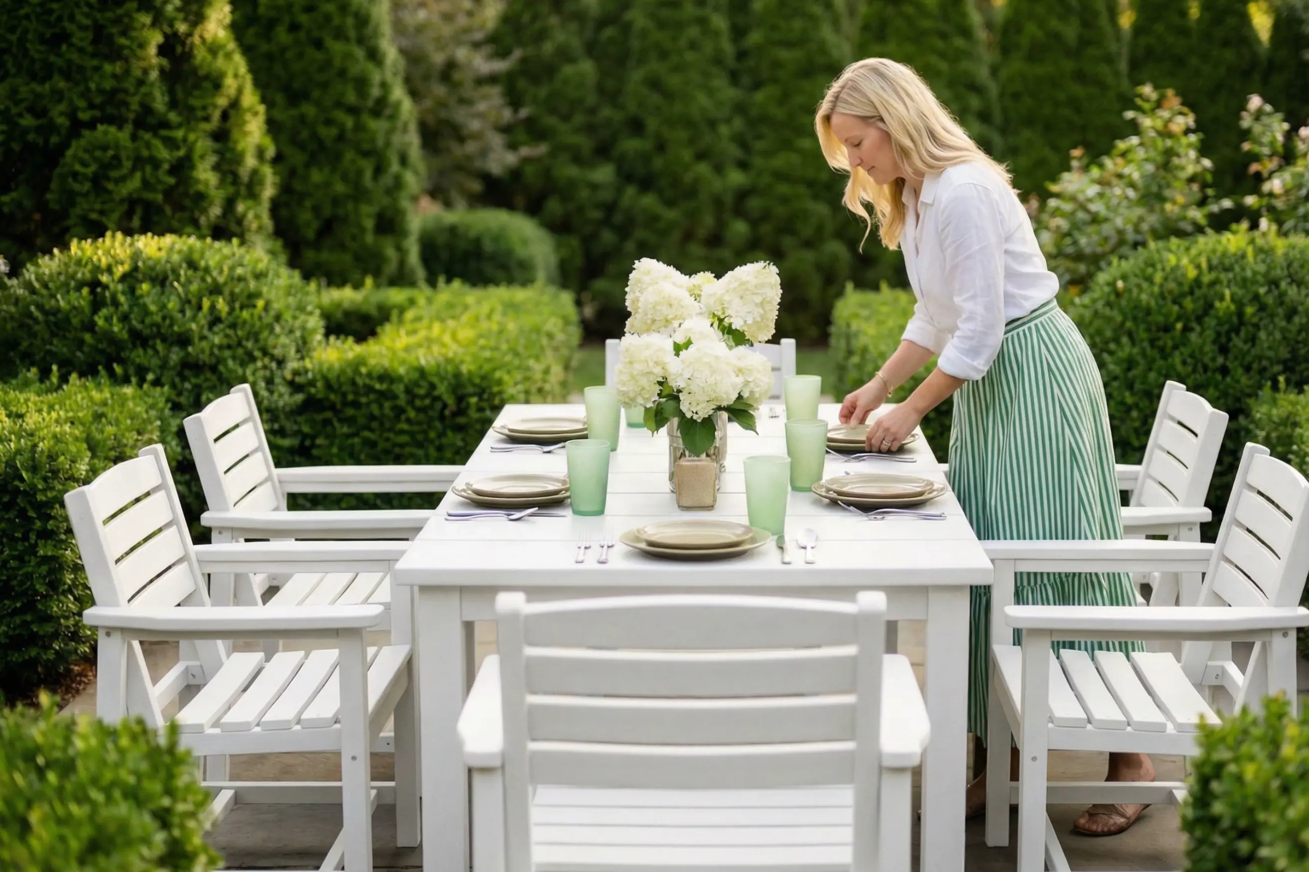 Outdoor Dining Set - Table & Chairs