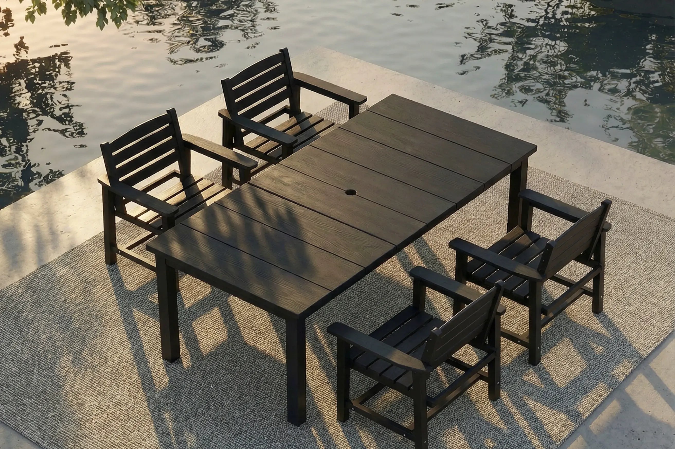 Outdoor Dining Set - Table & Chairs