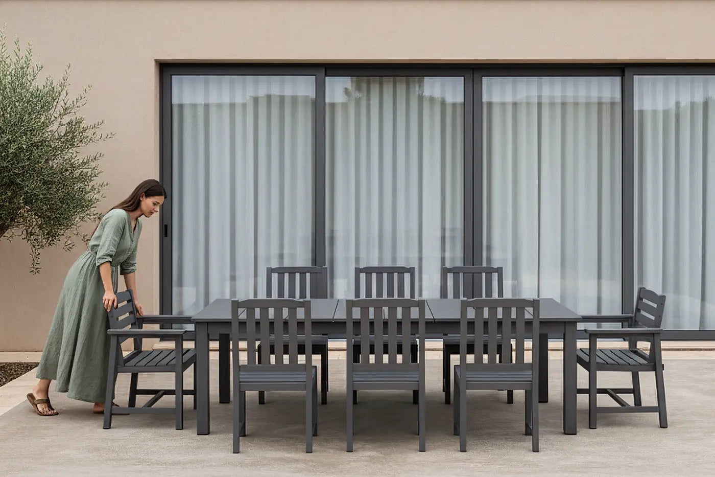 Outdoor Dining Set - Table & Chairs
