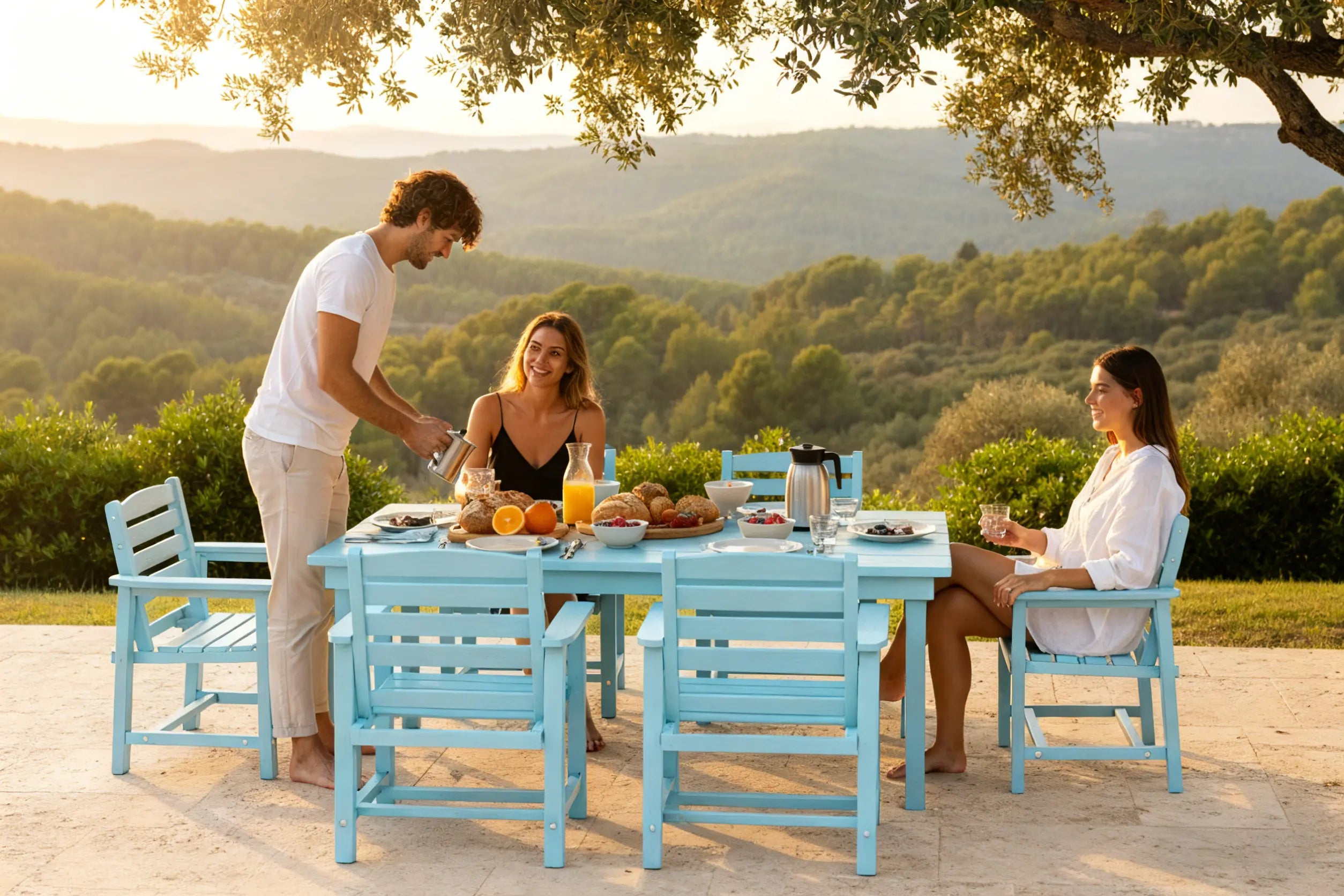 HDPE Outdoor Dining Set