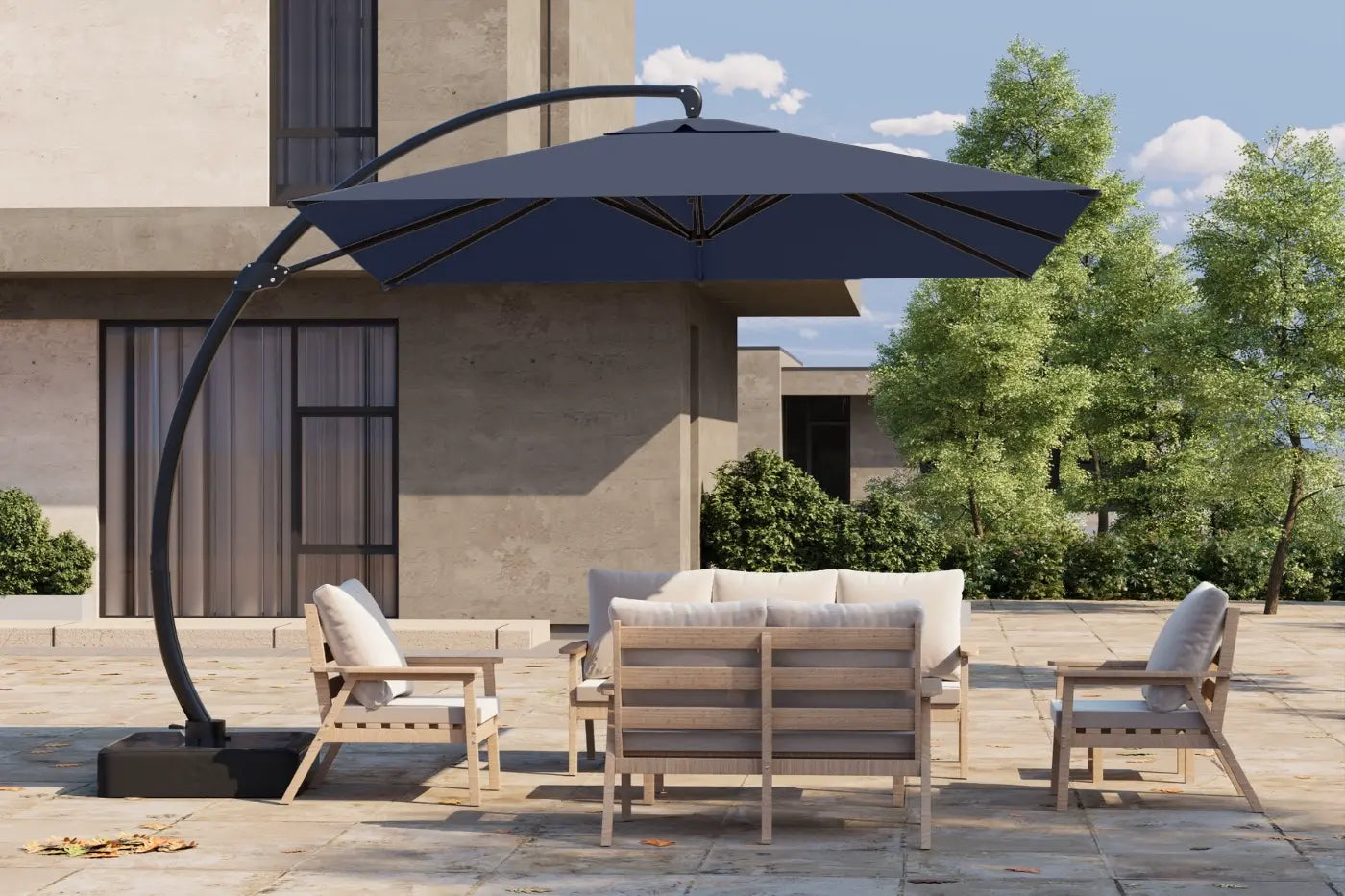 10 ft Square Cantilever Umbrella