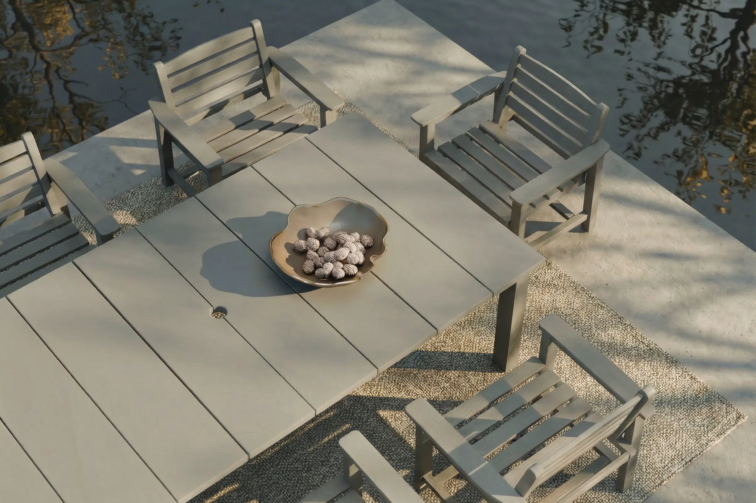 Outdoor Dining Set - Table & Chairs