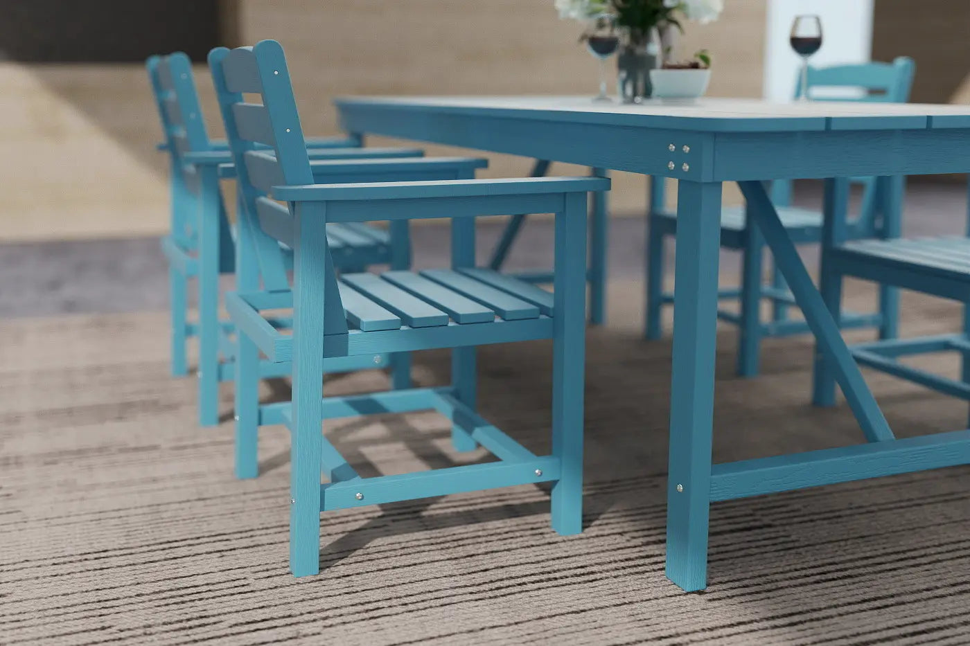 HDPE Outdoor Dining Set