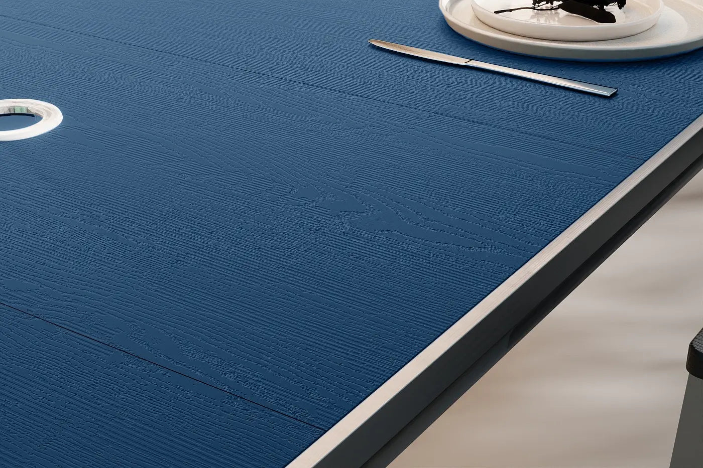 HDPE Outdoor Dining Set for 6