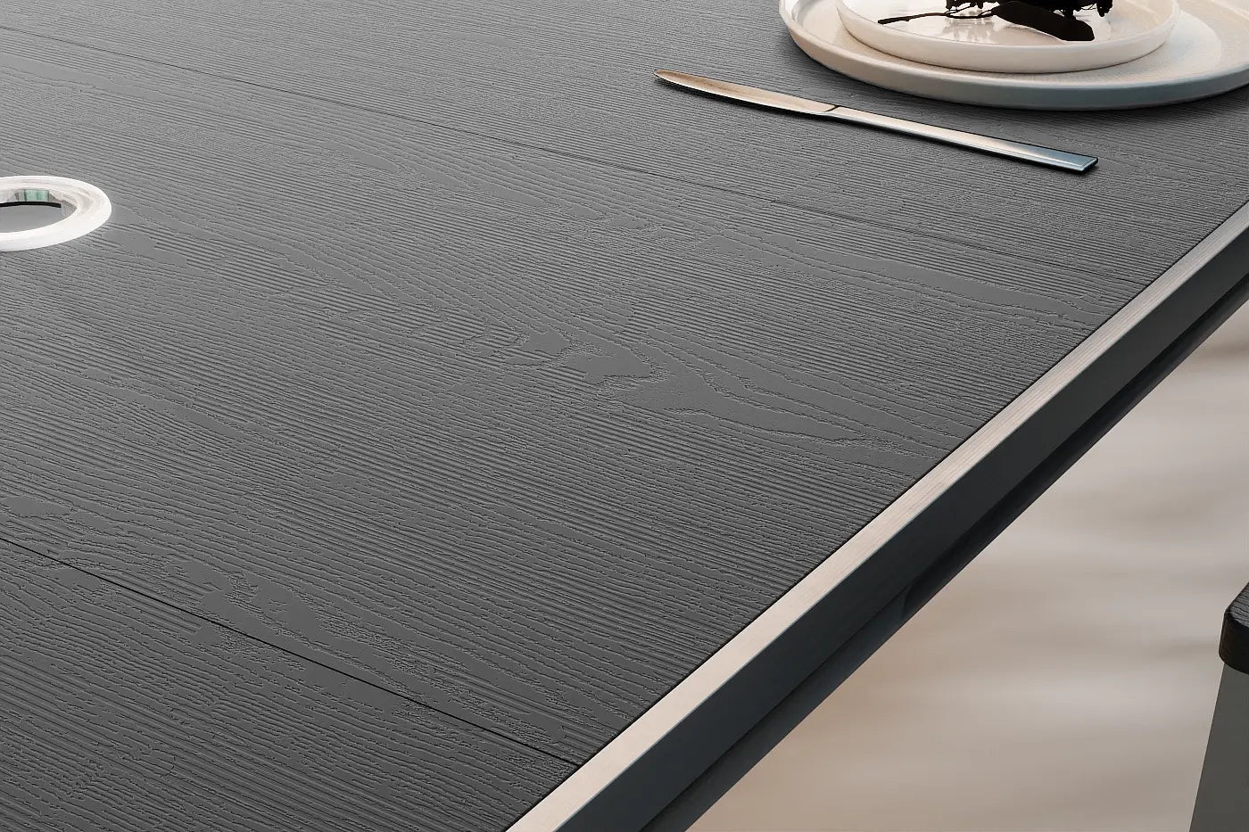 HDPE Outdoor Dining Set for 6