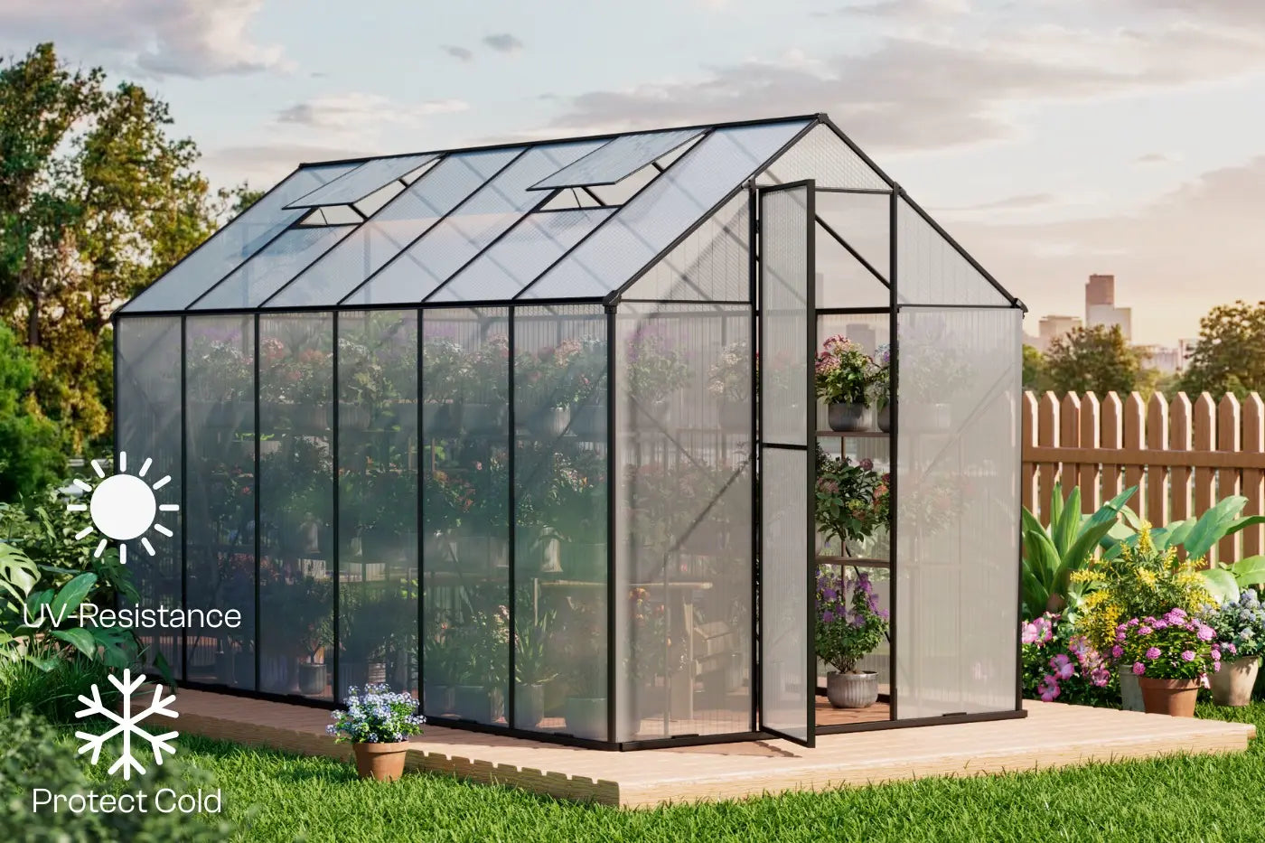 Patio Kingdom greenhouse 6*12