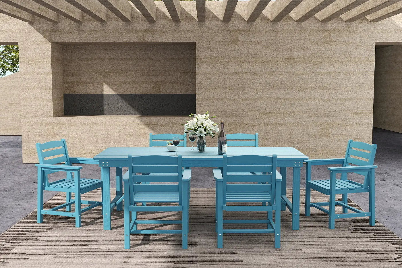 HDPE Outdoor Dining Set