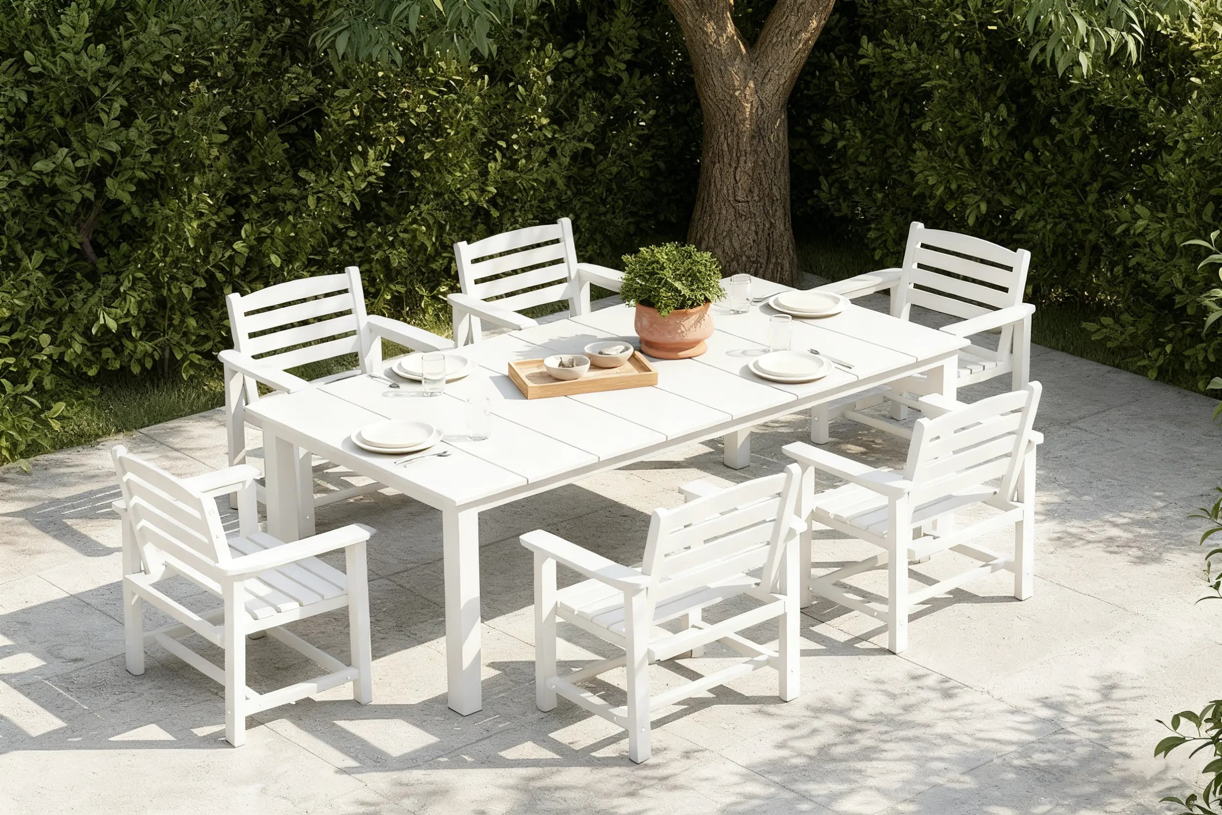 Outdoor Dining Set - Table & Chairs