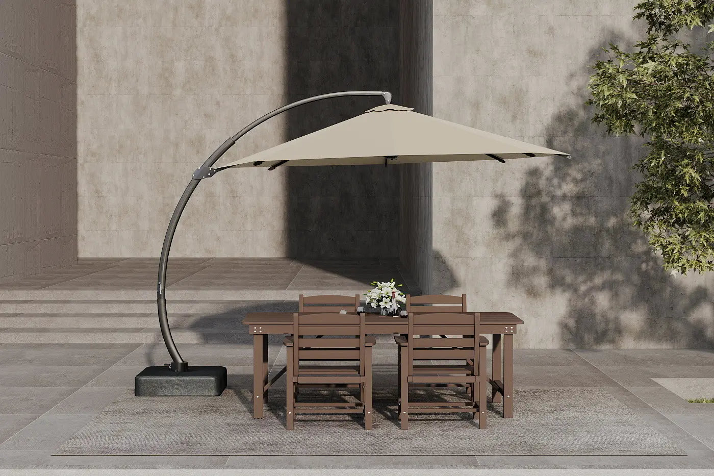 HDPE Outdoor Dining Set