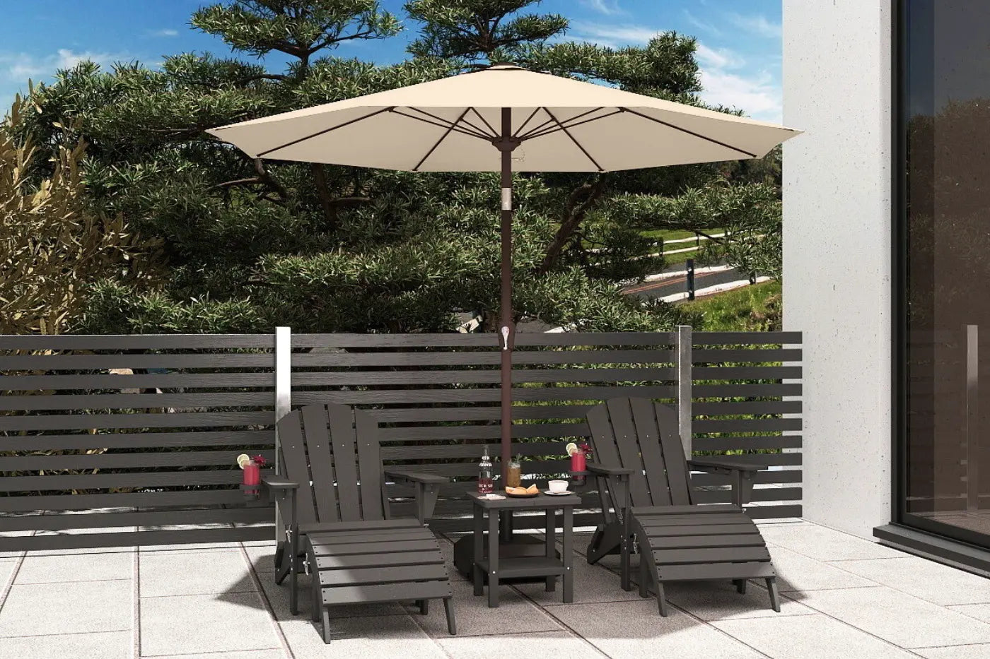 Patio Kingdom 9Ft Autotilt umbrella