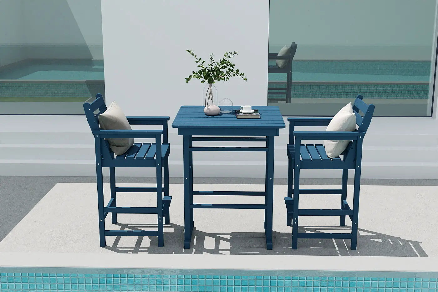 Patio Kingdom Adirondack bar set