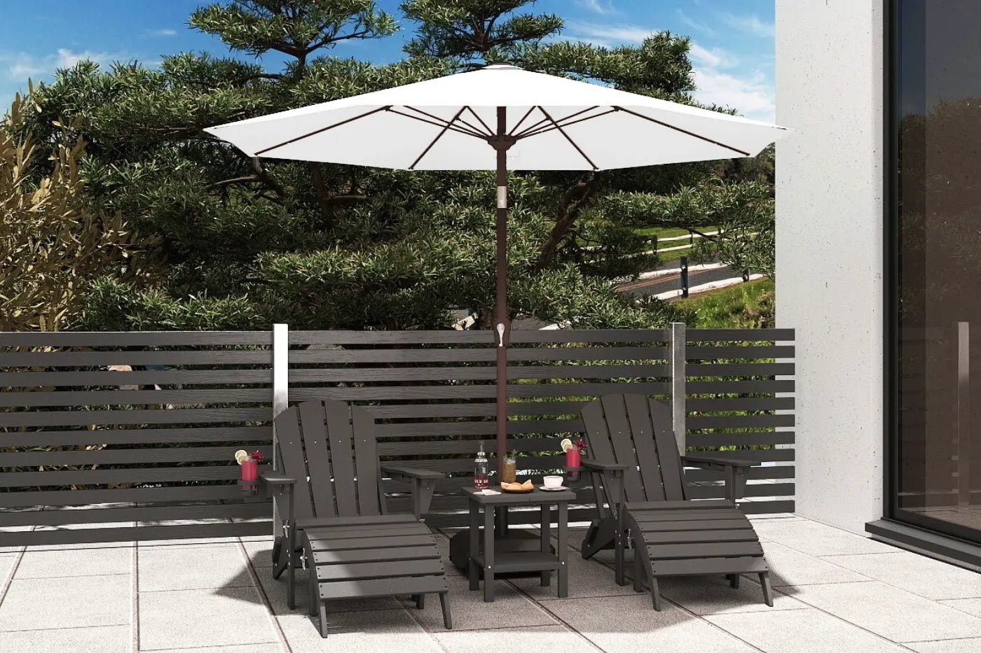 Patio Kingdom 9Ft Autotilt umbrella