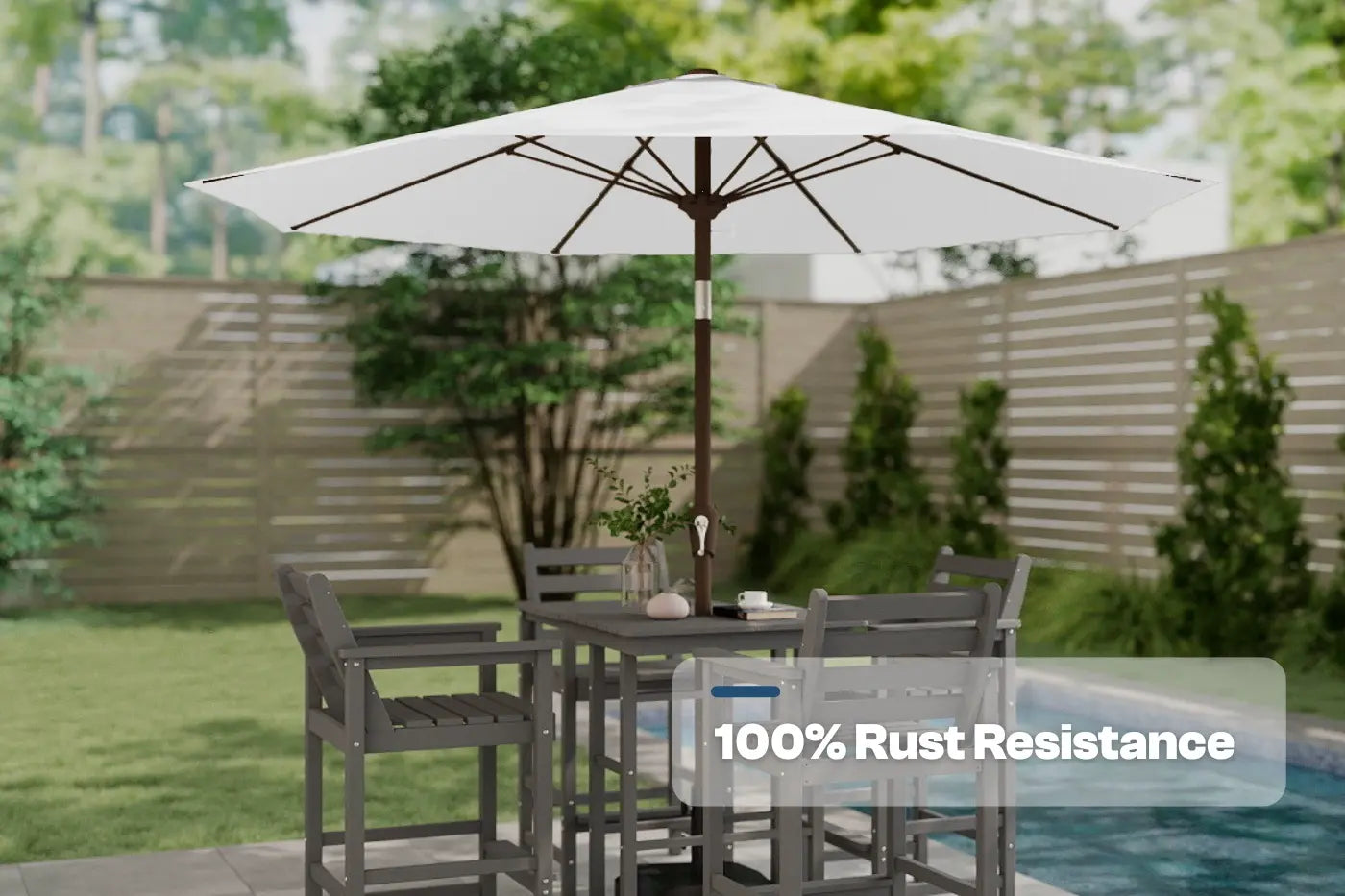 Patio Kingdom 9Ft Autotilt umbrella