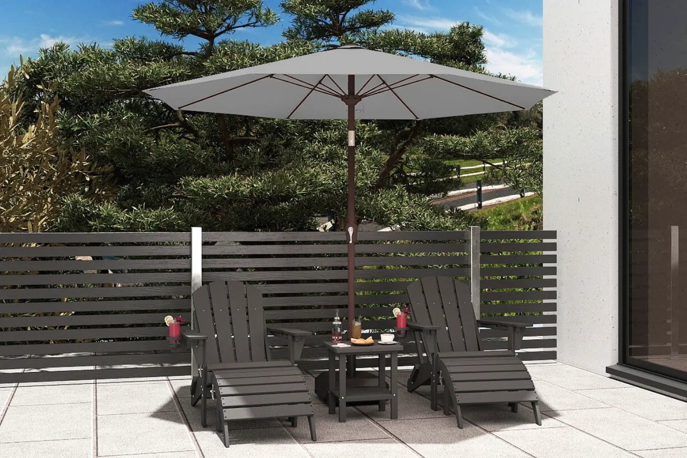 Patio Kingdom 9Ft Autotilt umbrella