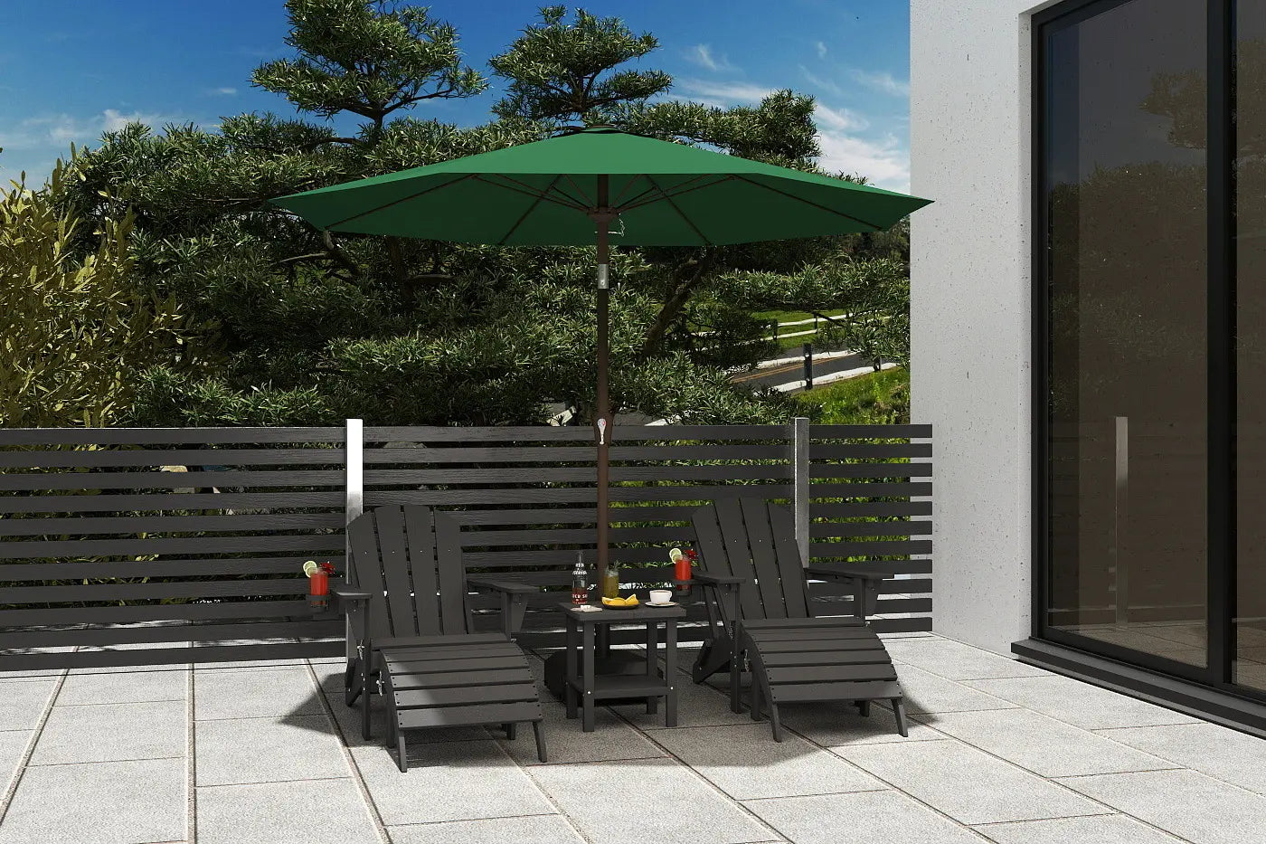 Patio Kingdom 9Ft Autotilt umbrella