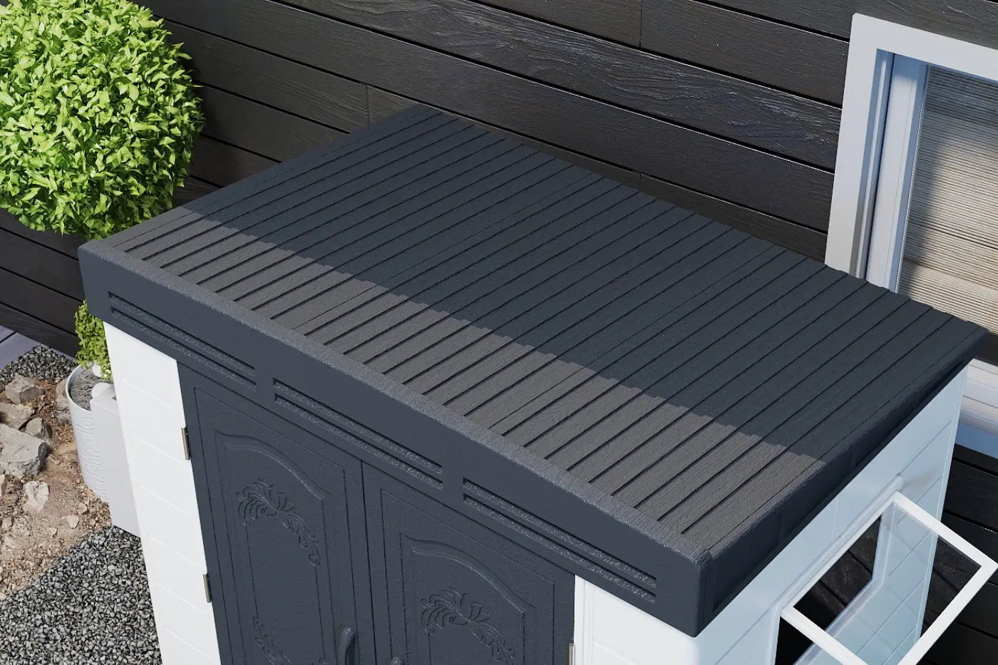 Patio Kingdom Resin Outdoor Storage Shed