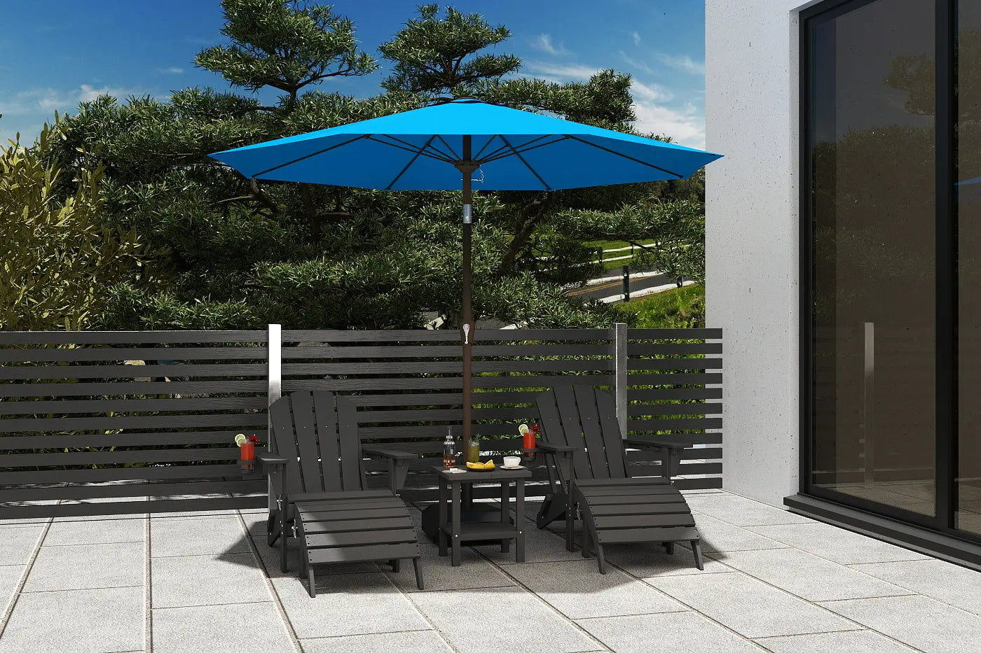 Patio Kingdom 9Ft Autotilt umbrella