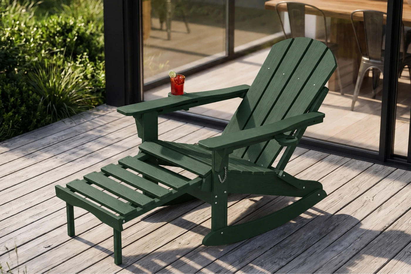 Multifunctional Adirondack Rocking Chair