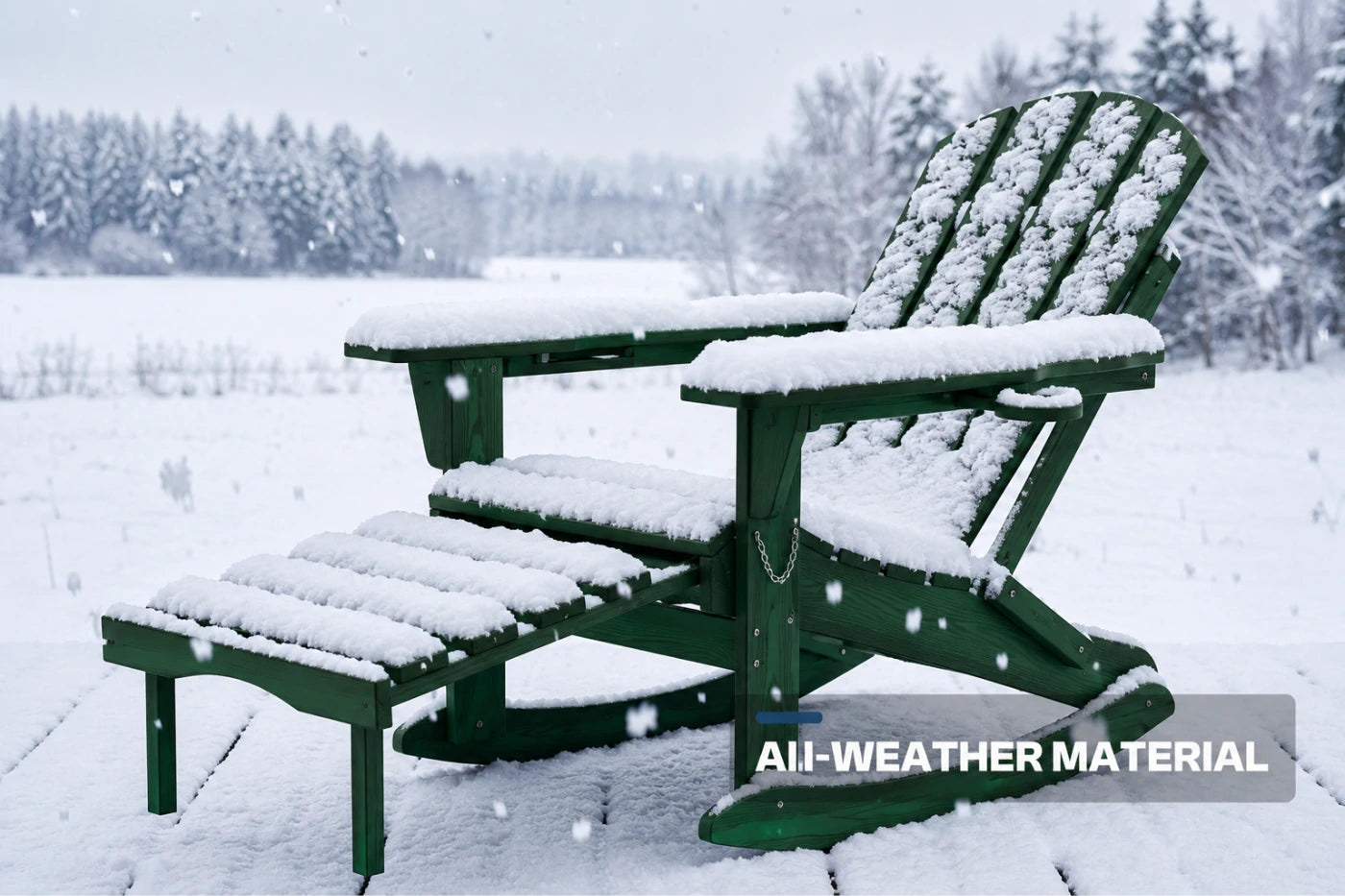 Multifunctional Adirondack Rocking Chair