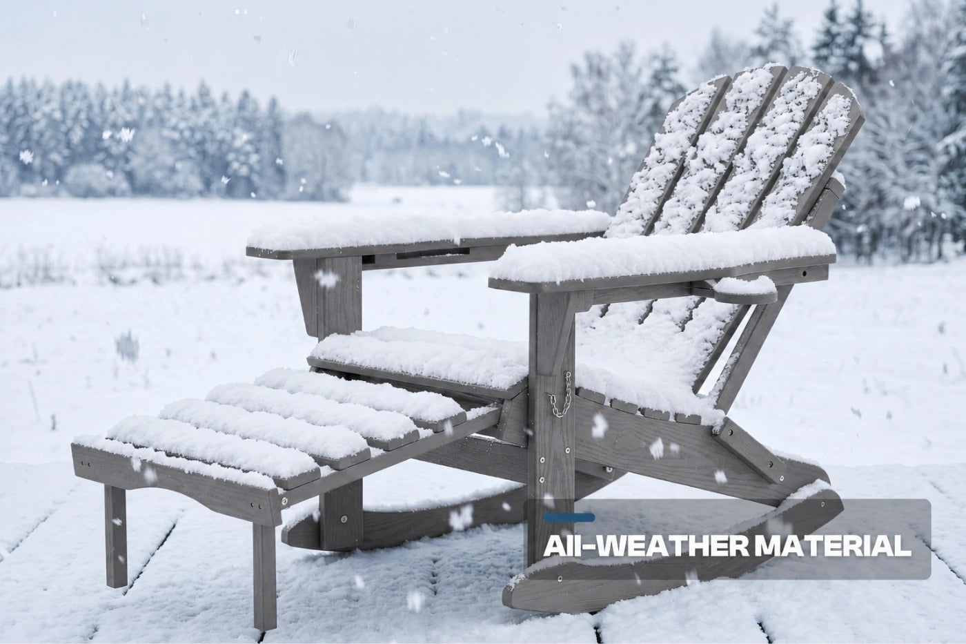 Multifunctional Adirondack Rocking Chair