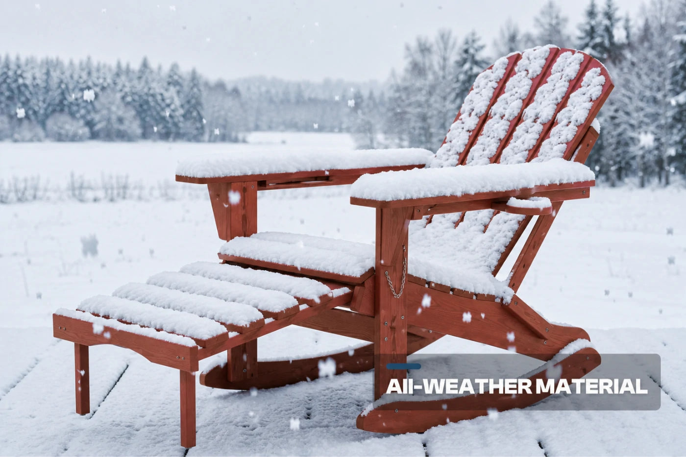 Multifunctional Adirondack Rocking Chair